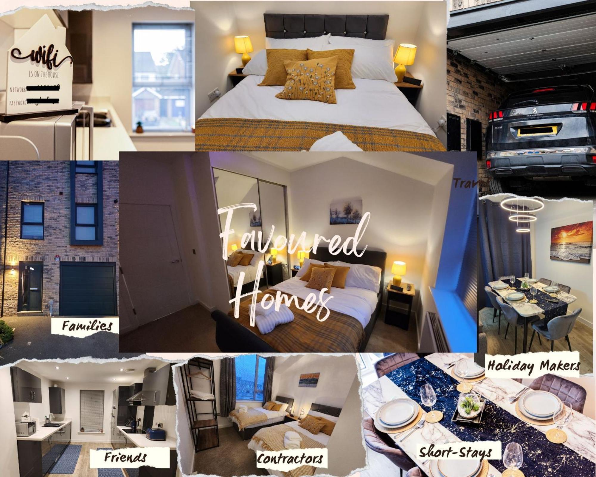 Casa de férias Beautifully Fab 3 Bedroom 4 Beds New 8 Guests Stretford Trafford Manchester